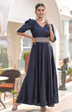 Meraki Dress With Detachable Embroidery Belt