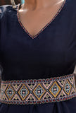 Meraki Dress With Detachable Embroidery Belt