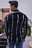 Black Hand Dyed Couple Set ( 1 Shirt, 1 Shirt)