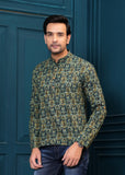 Cotton Green Printed Kurta