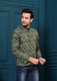 Cotton Green Printed Kurta