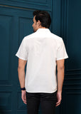Cotton Self Design Sasual Shirt