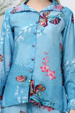 Sky Blue Muslin Co-ords Sets