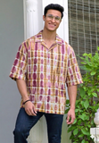 The Vintage Plum Tie Dye Resort Shirt