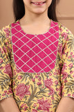 Girls Pure Cotton Floral Sustainable Sharara Set