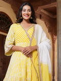 Amber Lehariya Peplum Kurta Sharara Set