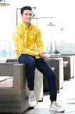 Mustard Bandhani Cotton Shirt