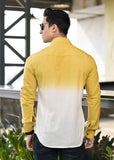 Mustard Ombre Cotton Shirt