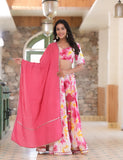 Classic Tie Dye Hand Crafted Lehenga Choli Dupatta Set