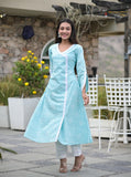 Azure A Line Kurta