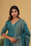 Block Printed Dazzling Sharara Set