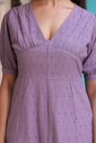 Sassy Lilac Cotton Dress