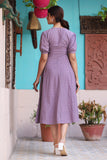 Sassy Lilac Cotton Dress