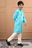 Boys Hand Block Cotton Dobby Sustainable Kurta