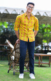 Pure Hand Block Motif Print Shirt
