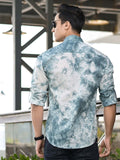 Grey Tie Dye Cotton Shirt