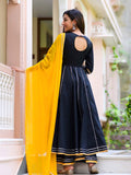 Blissful Black Heavy Anarkali Suit Set